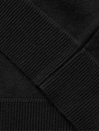 C.P. Company - Logo-Appliquéd Wool-Blend Sweatshirt - Black