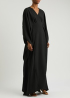 Taller Marmo Obsession Belted Kaftan Maxi Dress - Black - One Size