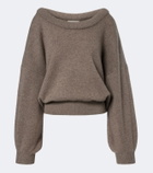 Lisa Yang Doria off-shoulder cashmere sweater