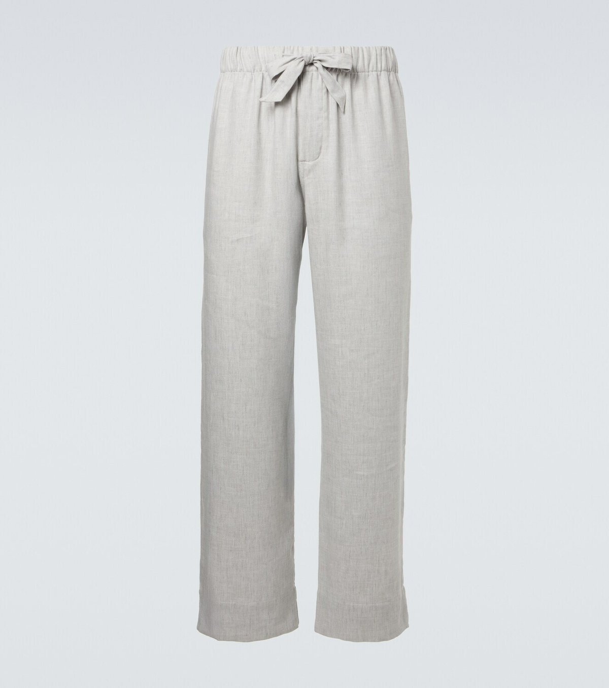 Frescobol Carioca Luan linen and cotton-blend straight pants