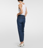 Toteme Twisted Seam mid-rise straight jeans