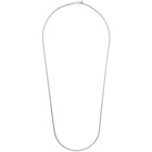 Bottega Veneta Silver Curb Necklace