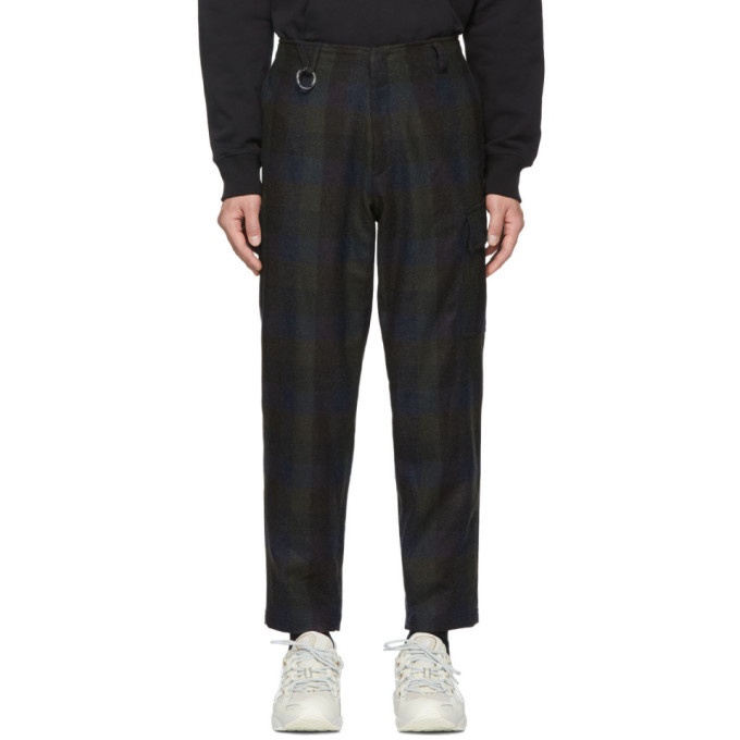 Photo: Etudes Green and Navy Checked Cirrus Trousers