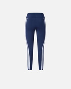 Pinko Leggings With Sheer Inserts Blue/White