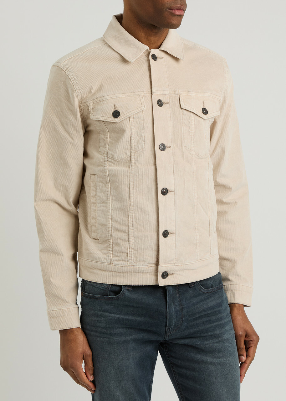 Paige Lars Corduroy Jacket Cream