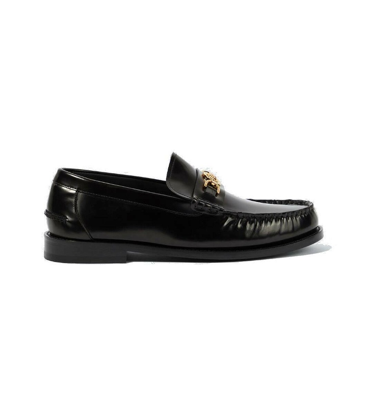Photo: Versace Medusa '95 leather loafers