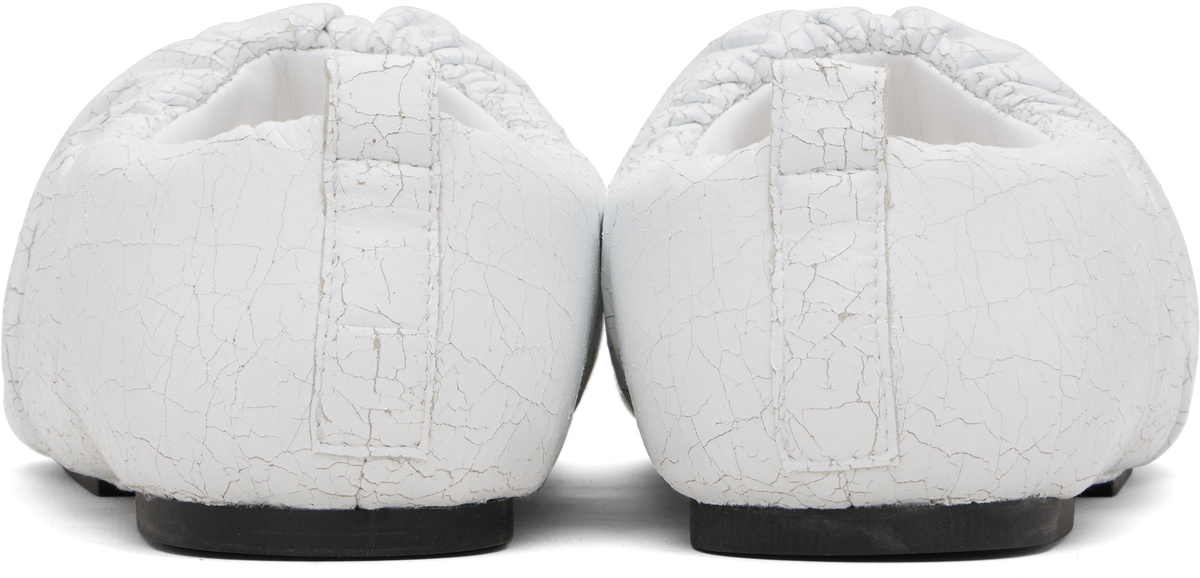 YUME YUME White Wrinkled Loafers