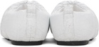 YUME YUME White Wrinkled Loafers
