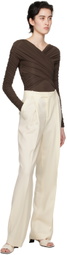 TOVE Brown Joni Bodysuit
