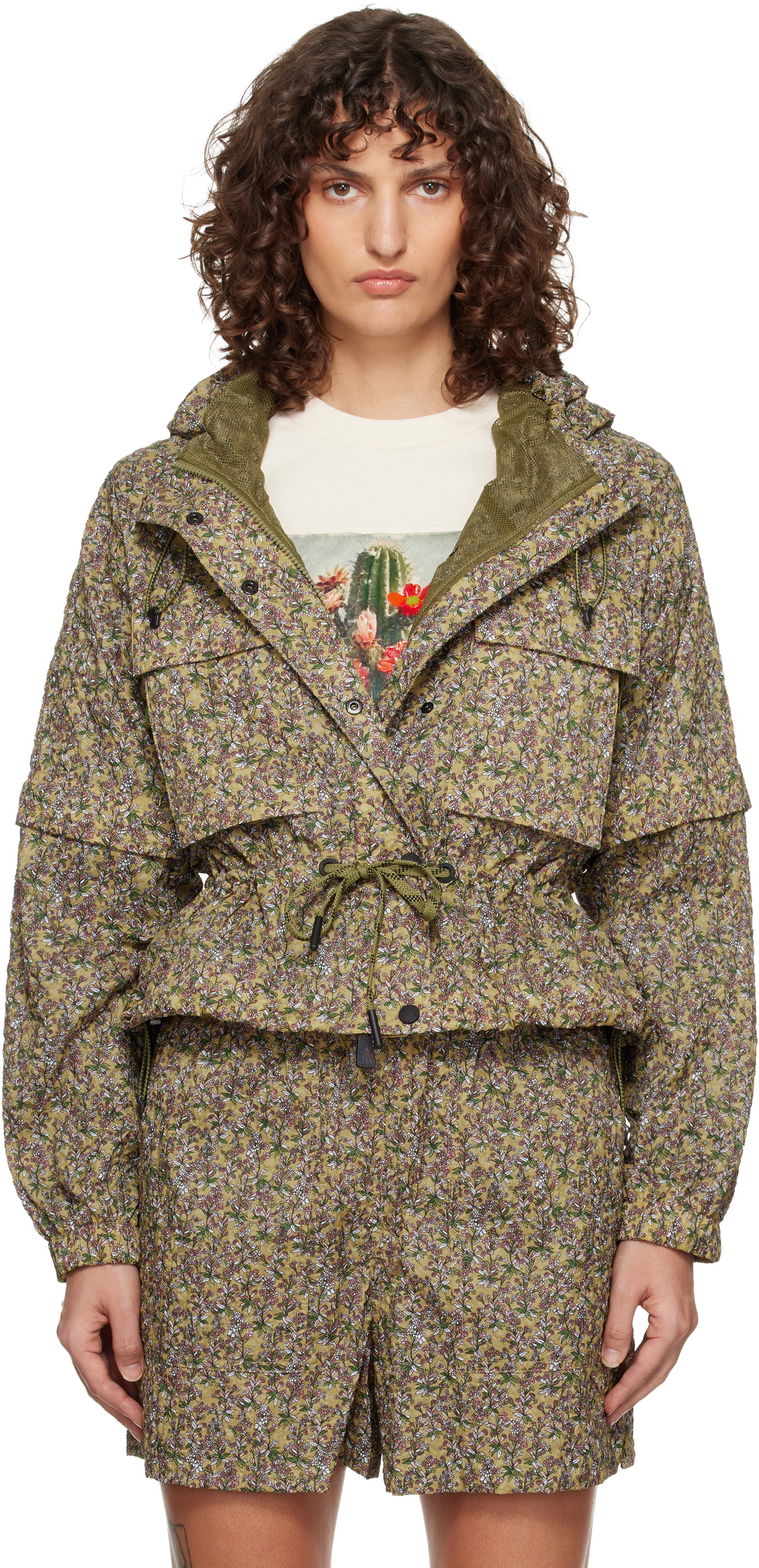 Moncler Grenoble Khaki Limosees Field Jacket