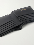 SAINT LAURENT - Croc-Effect Leather Wallet