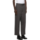 Comme des Garcons Homme Grey Cotton Weather Trousers