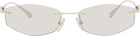 Balenciaga Silver Nano D-Frame Sunglasses