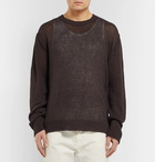 Our Legacy - Acre Linen Sweater - Men - Brown