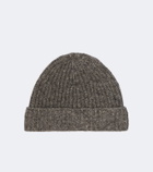 Auralee Ribbed-knit cashmere beanie