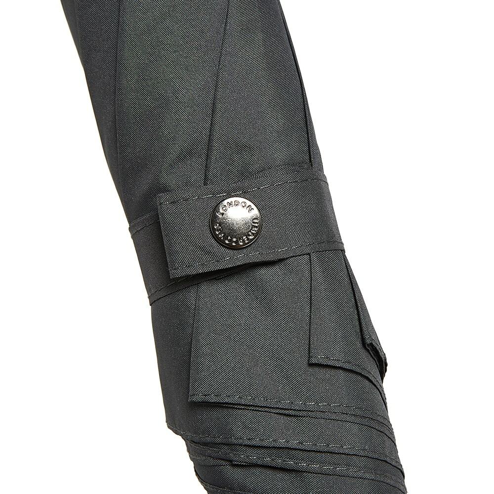 London Undercover Auto-Compact Umbrella in Grey/Neon 
