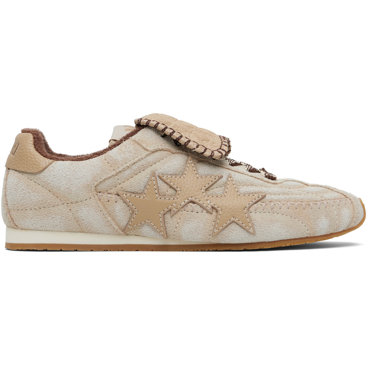 AMIRI Beige Pacific Flat Sneakers