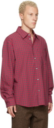Marni Red Check Shirt