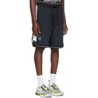 Off-White Black OWR Team Soccer Shorts