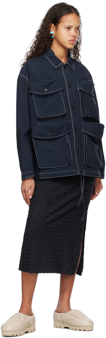SUNNEI Navy Oversized Jacket