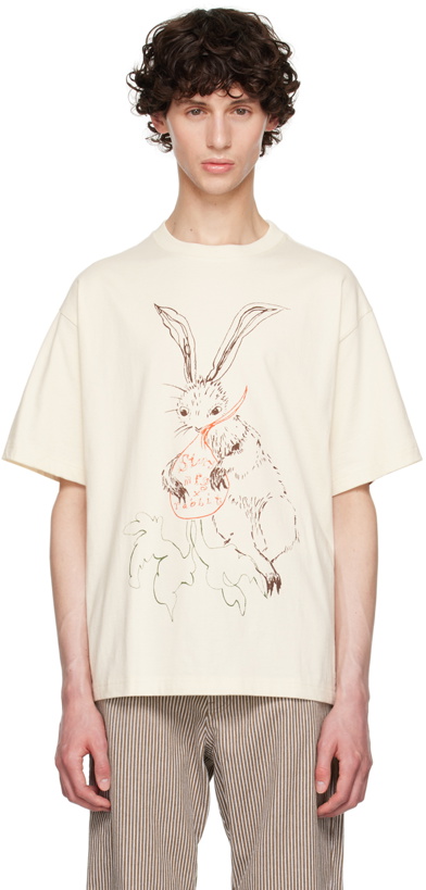 Photo: Story mfg. Beige Rabbit Edition Grateful T-Shirt