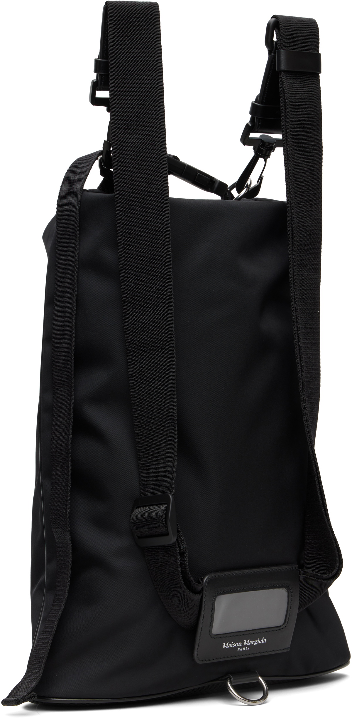 Maison Margiela Black High Tech Roll Up Backpack