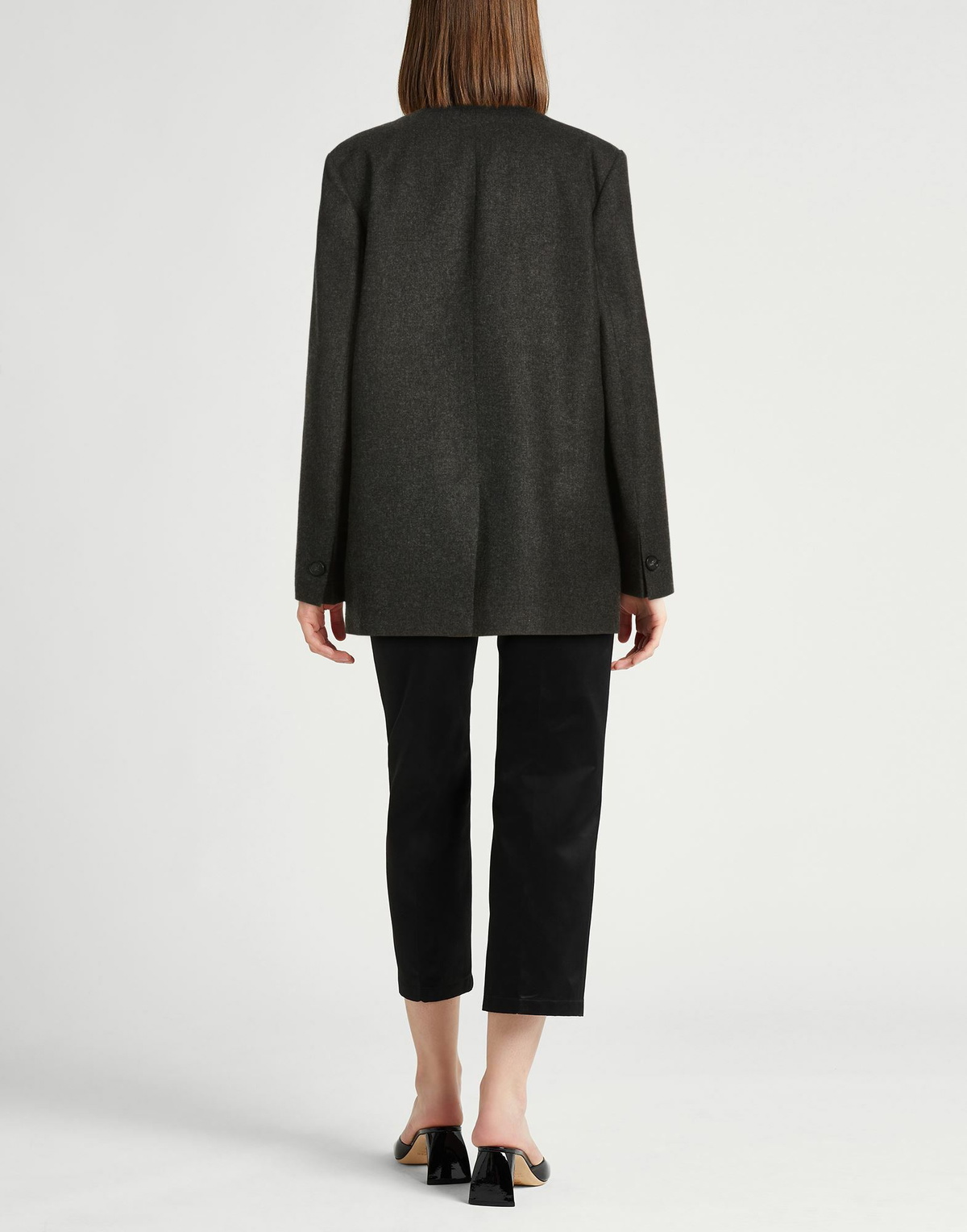 Toteme Womens Blazer Charcoal