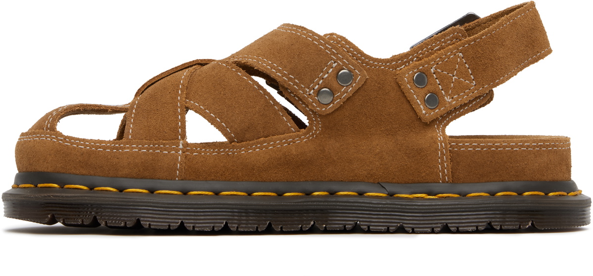 Dr. Martens Tan Archive Fisherman Suede Sandals