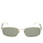 Gucci GG2155S Sunglasses in Gold-Gold-Grey 