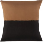 Studio Variously Gold & Black Kala Silk Pillow