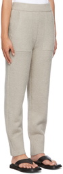 Nothing Written Beige Merino Wool Louka Lounge Pants
