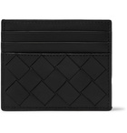 Bottega Veneta - Intrecciato Leather Cardholder - Black