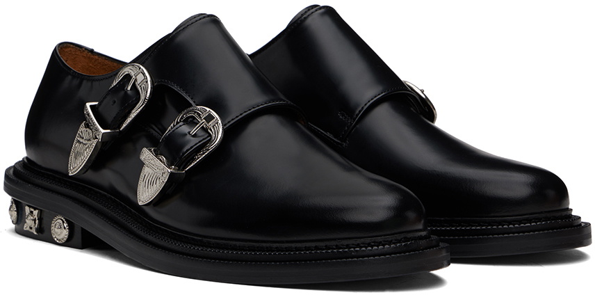 Toga Virilis Black Polido Monkstraps Toga Virilis