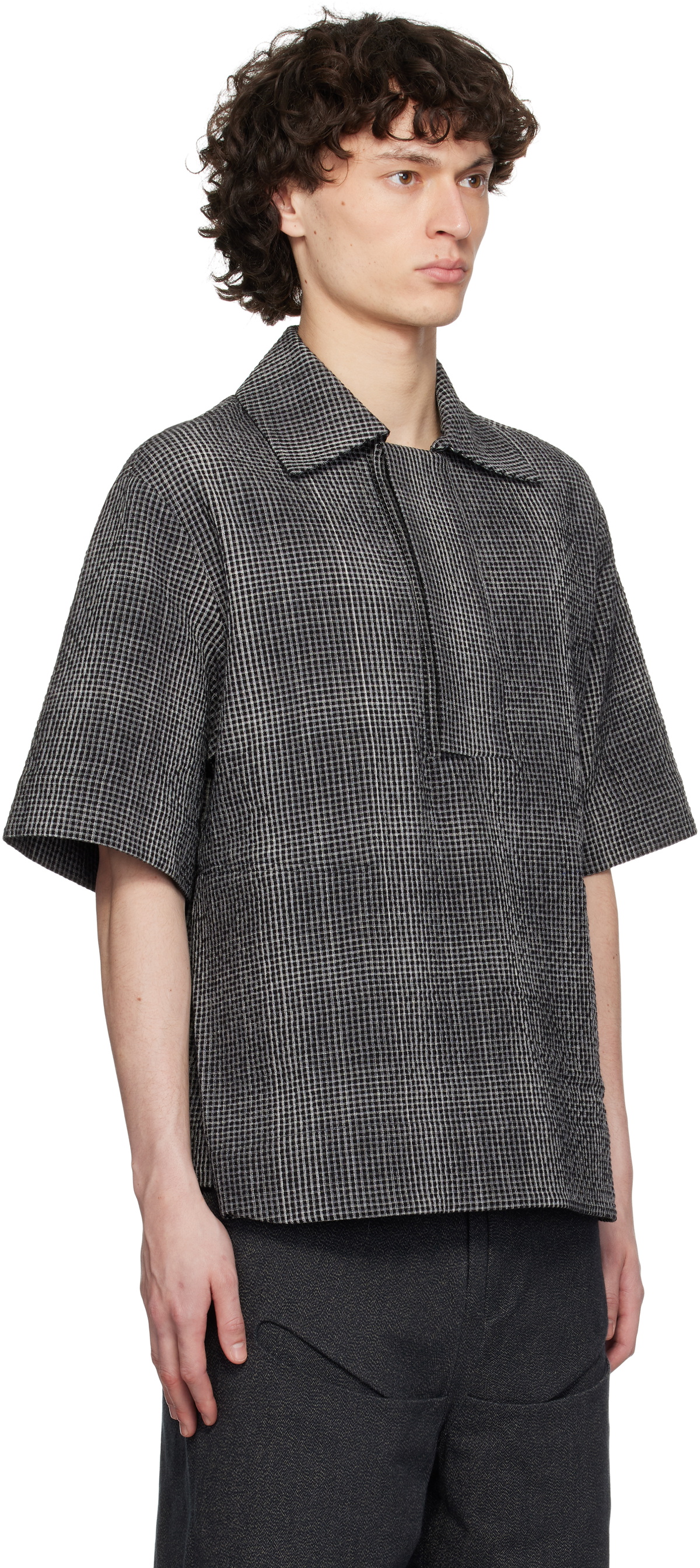 pet-tree-kor SSENSE Exclusive Gray Lucerne Shirt