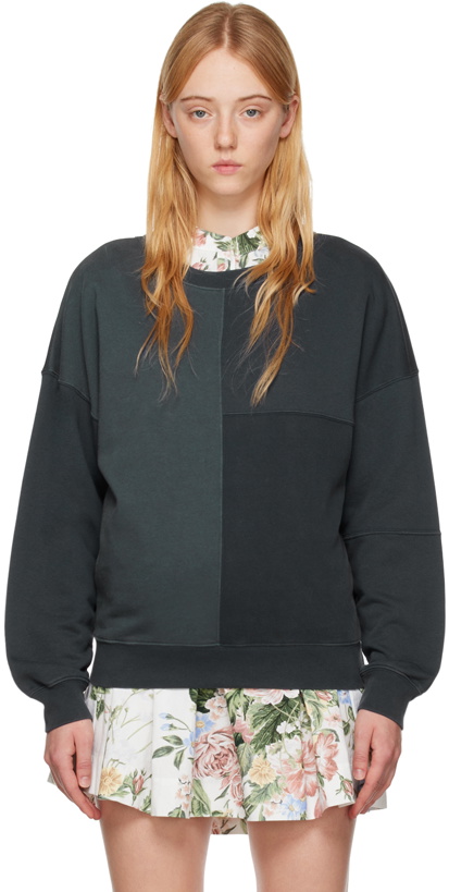 Photo: See by Chloé Blue Patchwork Sweatshirt