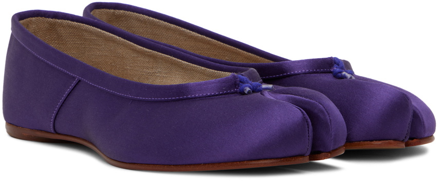 Maison Margiela Purple Tabi Ballerina Flats Maison Margiela