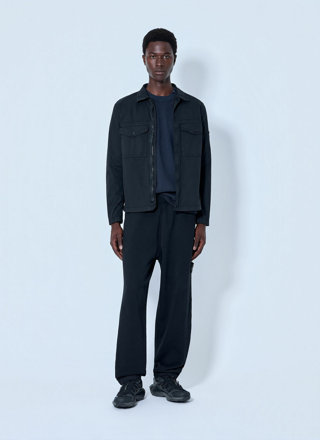 Stone Island Button-Down Cotton Shirt