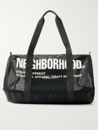 Neighborhood - Logo-Print Mesh Weekend Bag