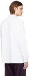 NEEDLES White Mock Neck Long Sleeve T-Shirt