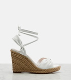 Aquazzura Carina leather espadrille wedges