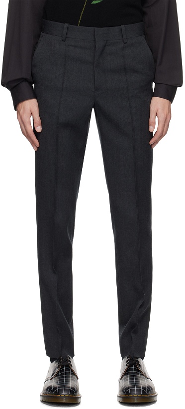 Photo: UNDERCOVER Gray Pinched Seam Trousers