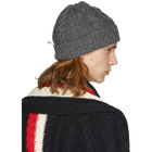 Thom Browne Grey Aran Cable Hat