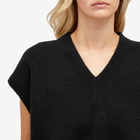 Studio Nicholson Women's V Neck Vest in Black