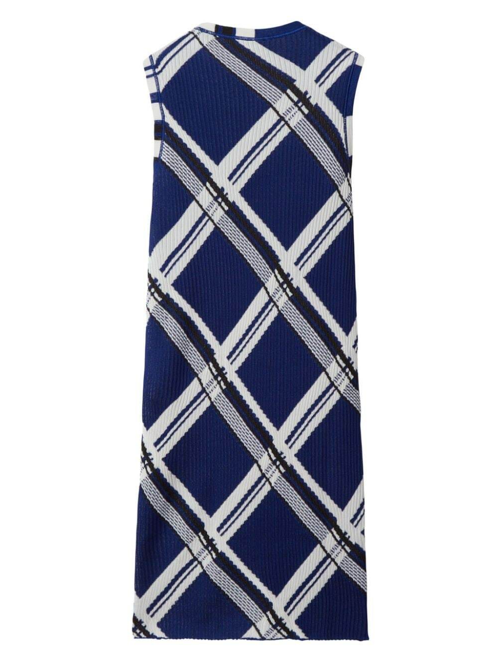 ワンピース BURBERRY CHECK MOTIF SILK DRESS BURBERRY - Check Motif Silk Dress Burberry