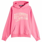 Billionaire Boys Club Men's Mountain Fill Arch Logo Hoodie in Pink