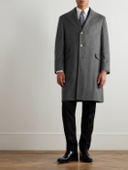 Brunello Cucinelli - Wool and Cashmere-Blend Overcoat - Gray