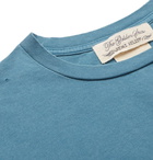 Remi Relief - Printed Cotton-Jersey T-Shirt - Blue