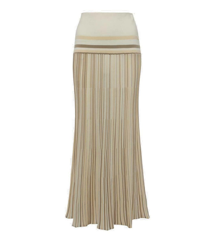 Photo: Faithfull Citara striped jersey maxi skirt