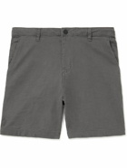 Onia - Traveler Straight-Leg Linen-Blend Bermuda Shorts - Gray