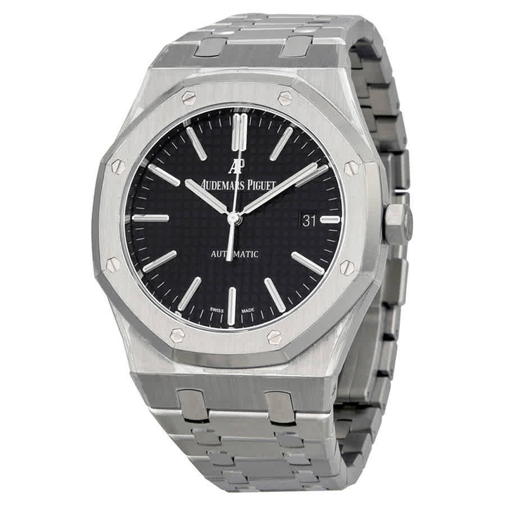Photo: Audemars Piguet Royal Oak Black Dial Mens Watch 15400STOO1220ST01
